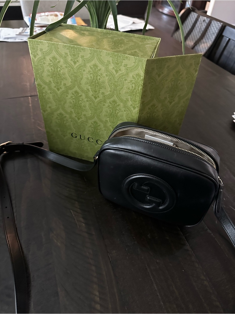 Gucci Black Soho Leather Crossbody Camera Bag - Picture 5 of 6